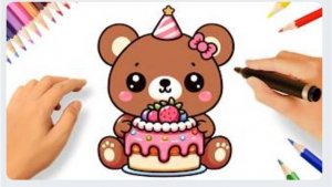 КАК НАРИСОВАТЬ МИШКУ КАВАИ ЛЕГКО 🧸