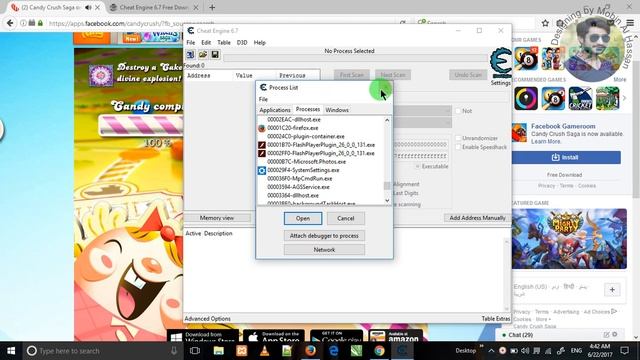 Increase moves Candy crush saga using Cheat Engine hack online games + offline games смотреть онлайн