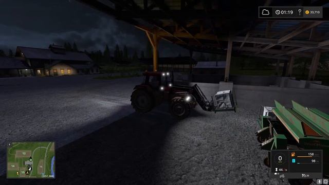 Farming Simulator 17 lights demonstration смотреть онлайн