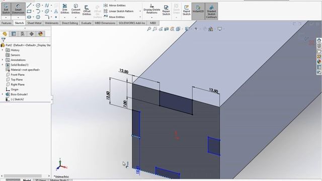 Solidwork|Howto make Aluminium Profile or Aluminium Extrusion|Cad|MacBook Air смотреть онлайн