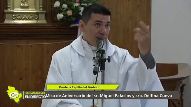 Misa de Aniversario del sr Miguel Amilcar Palacios Barragan y sra Delfina Cueva Pintado смотреть онлайн
