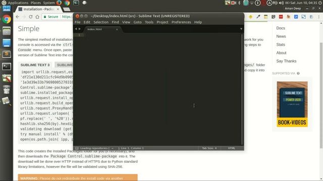 How to install Package Control in Sublime text смотреть онлайн