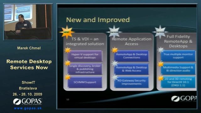ShowIT 2009 - Remote Desktop Services Now - Marek Chmel смотреть онлайн