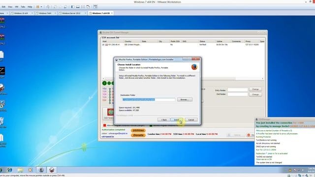 Double SSH Tunnel Manager