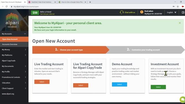 How to setup an Alpari account. смотреть онлайн