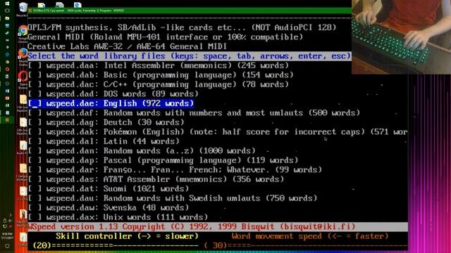 WSPEED - Old DOS Type Racing Game! смотреть онлайн