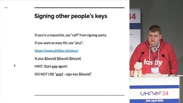 UKNOF34 - An overview of the PGP Key Signing Process смотреть онлайн