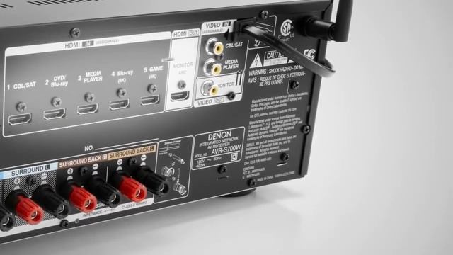 Flawless Meets Wireless with the Denon AVR S700W A V Receiver, equipped with the latest HDMI 2 0 смотреть онлайн