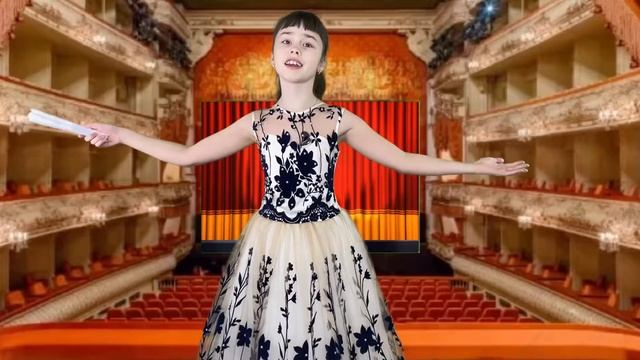 Ахатова Полина - В театре (А.Барто) смотреть онлайн