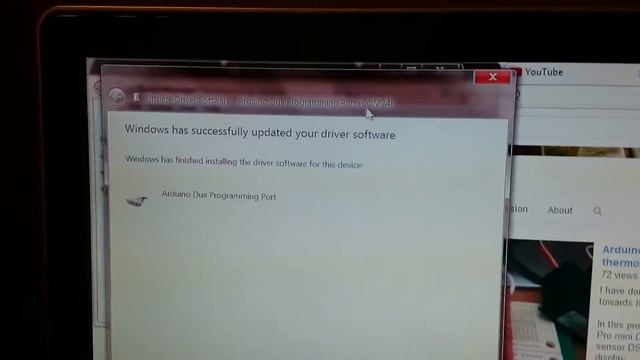 Arduino Due how to install driver on windows OS смотреть онлайн