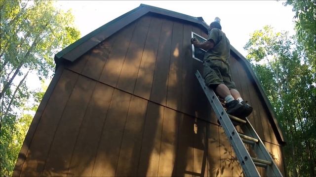 Pt1 Cabin Gets New Windows Installed смотреть онлайн