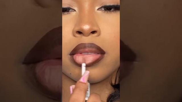 Pink Lipstick With Brown Lip Liner | By Ohmyzy смотреть онлайн