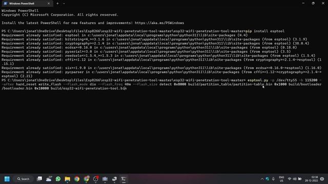 ESP32 Wi-Fi Penetration Tool Installation #esp32 #wifihacking #cybersecurity
