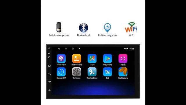 SINGLE DIN 7 INCH android GPS MIRRORLINK Tape mobil смотреть онлайн