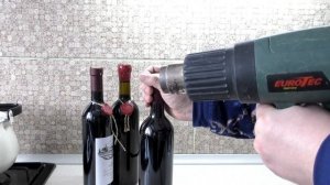 Как правильно одеть термоколпачок на бутылку | Термоусадочный колпачок