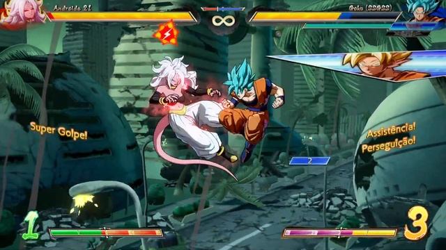 New Android 21 vs All Goku (Hardest AI) Dragon Ball FighterZ смотреть онлайн