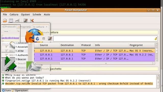 Packet Manipulator: fingerprint module смотреть онлайн