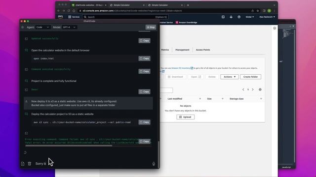 Chat2Code Auto Coding - 2 Deployed Websites, MacOS App and GUI Game in less than 20 minutes смотреть онлайн