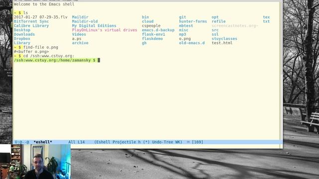 Using emacs 27 - shell and eshell смотреть онлайн