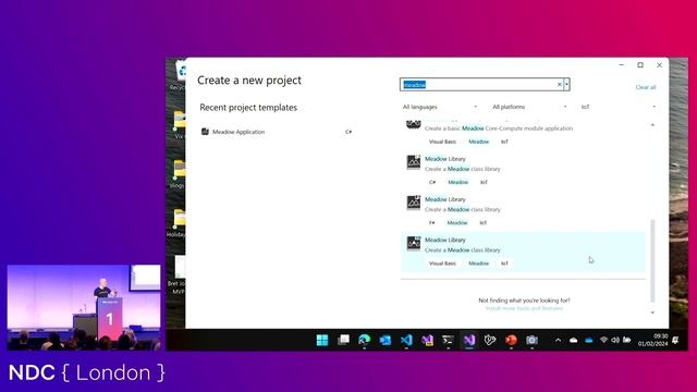 .NET on tiny IOT Meadow Boards. - Clifford Agius - NDC London 2024 смотреть онлайн