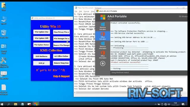 Cara Aktivasi Windows dan Office смотреть онлайн