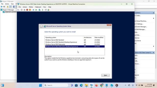 Windows Server 2022 Data Center Desktop Experience Installation EN смотреть онлайн