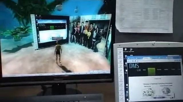 Remote Desktop in Virtual World (Second Video) смотреть онлайн