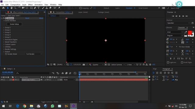 how to install Element 3D v2.2.2 for after effects cc 2019 - after effects tutorial смотреть онлайн