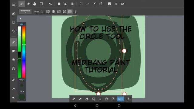 How To Use The Circle Tool - Medibang Paint Tutorial смотреть онлайн