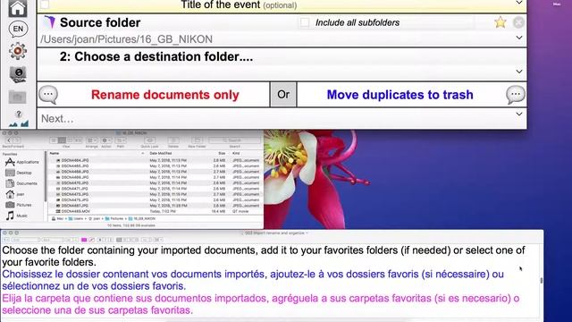 Import photos & videos to your Mac, smart rename files and organize them into another folder смотреть онлайн