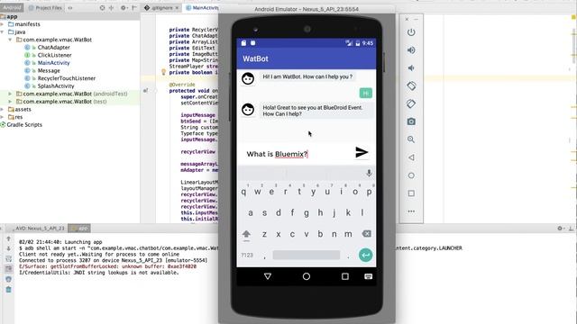 WatBot: A Voice-enabled Android Chatbot смотреть онлайн