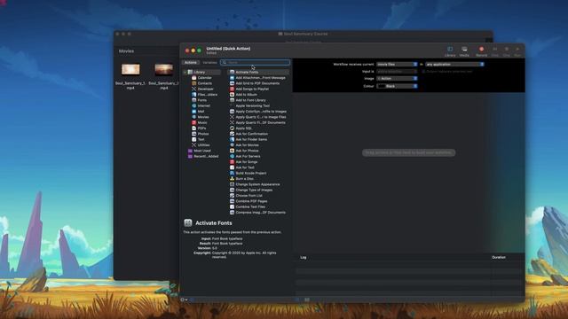MacOS: Convert MP4 videos to M4A audio files using Automator смотреть онлайн