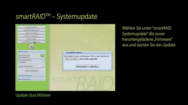 smartRAID System Update Mac OS X смотреть онлайн