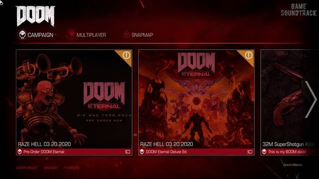 Doom (2016) - Main Menu Theme. Game Soundtrack. OST. смотреть онлайн