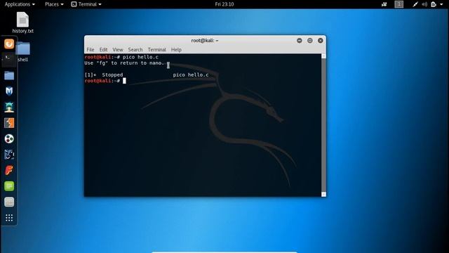 C program in Kali Linux #1 Hello world | simple c program смотреть онлайн