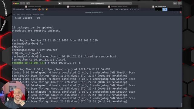 TryHackMe Pentest+ Network Services Lab | Network SMB, Telnet, FTP Pentesting Tutorial