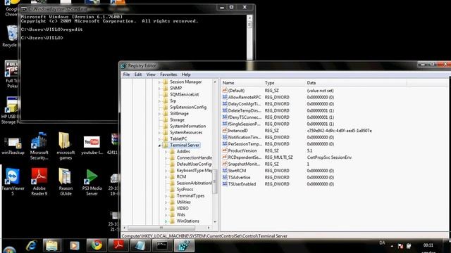 Change Remote desktop Port with Regedit By Vislo.dk смотреть онлайн