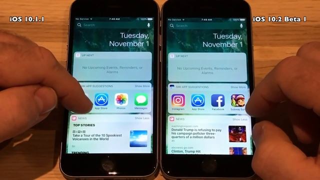iPhone 6S : iOS 10.1.1 vs iOS 10.2 Beta 1 Speed Test / Public Beta 1 Build # 14C5062e смотреть онлайн