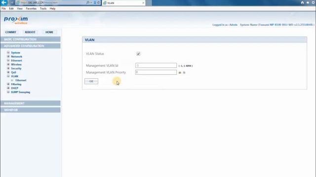 QB/MP 8000 Series VLAN via Radius configuration. смотреть онлайн