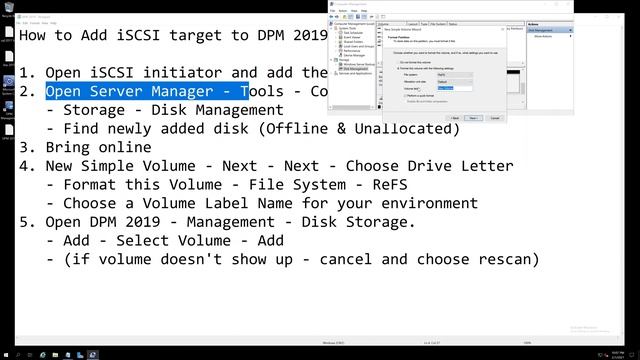 Add Storage to DPM 2019 смотреть онлайн
