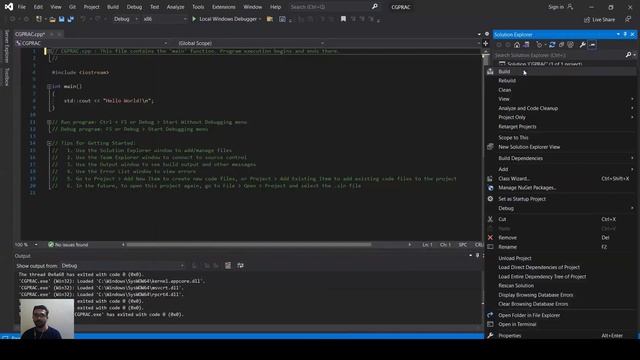 OpenGL Integration in Visual Studio смотреть онлайн