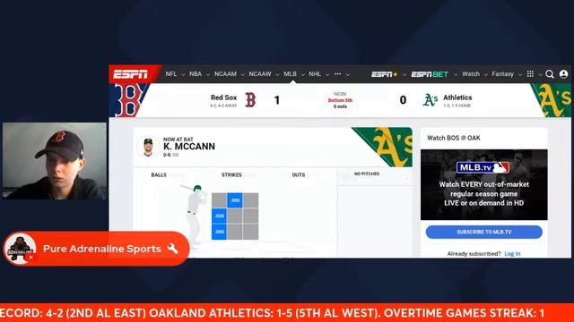 Boston Red Sox vs. Oakland Athletics LIVE Play by Play & Reaction смотреть онлайн
