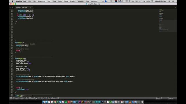 Arduino Real Time OS: Getting Started (ChibiOS) смотреть онлайн