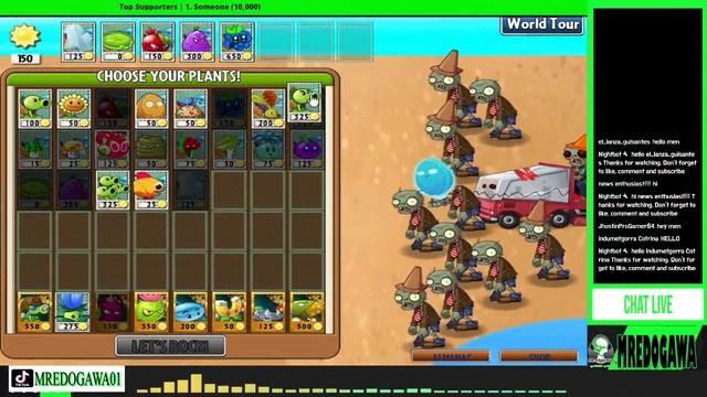 🔴LIVE PVZ MOD WORLD TOUR By Neon Mean X Miro #PART3 смотреть онлайн
