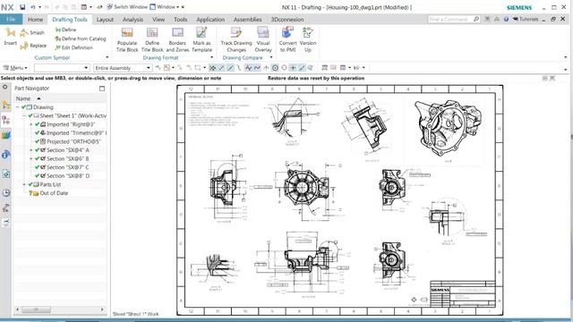 Ghi kích thước 3D Trên NX | Nx 11 Convert To PMI смотреть онлайн