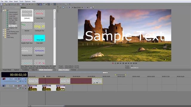 Sony Vegas Pro 44 Composition Modes смотреть онлайн