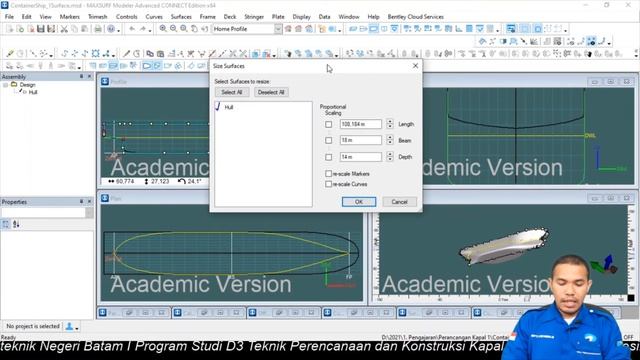 Pemodelan dan Modifikasi Model Kapal di Maxsurf Modeler dari Sample Design смотреть онлайн