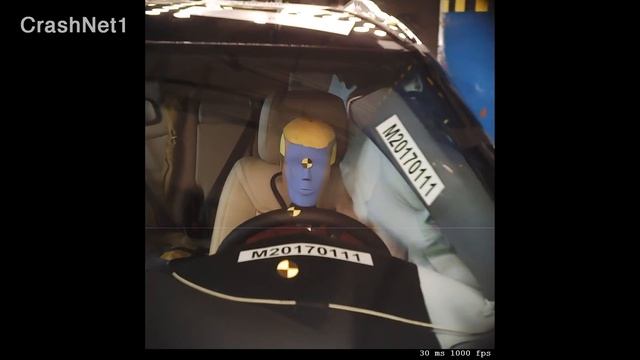 2017 Cadillac XT5 Side Pole Crash Test смотреть онлайн