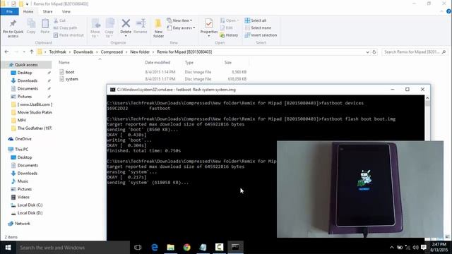 Xiaomi Mi Pad- Install Remix OS 1.0 (Android Kitkat 4.4.4) смотреть онлайн