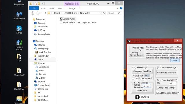 Simple Packer randomize file names смотреть онлайн